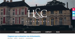 Desktop Screenshot of hcevenements.com