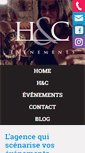 Mobile Screenshot of hcevenements.com